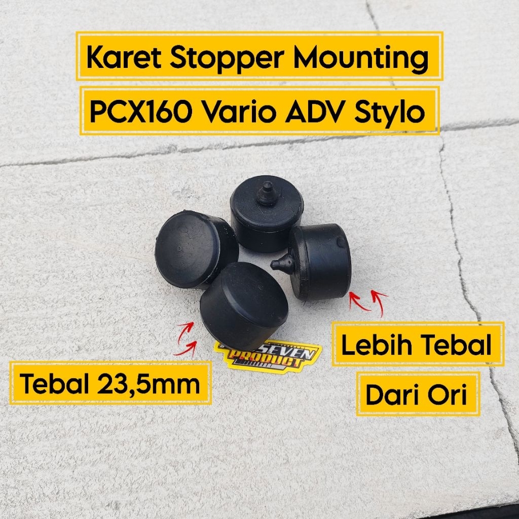 ยางยึด PCX Vario Stylo ADV 160 Custom Anti Jedug