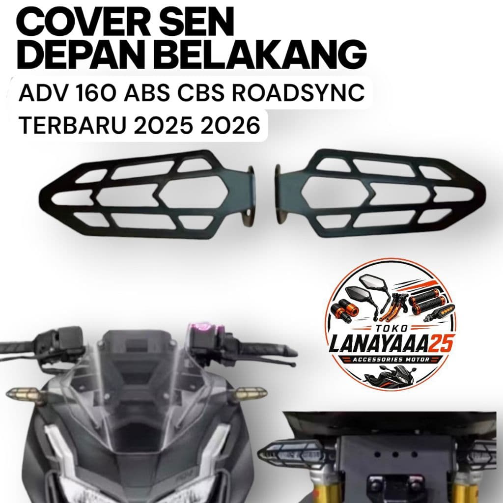 ฝาครอบไฟเลี้ยว Honda ADV 160 ABS CBS Roadsync อุปกรณ์เสริมสําหรับการเดินทางใหม่ล่าสุด