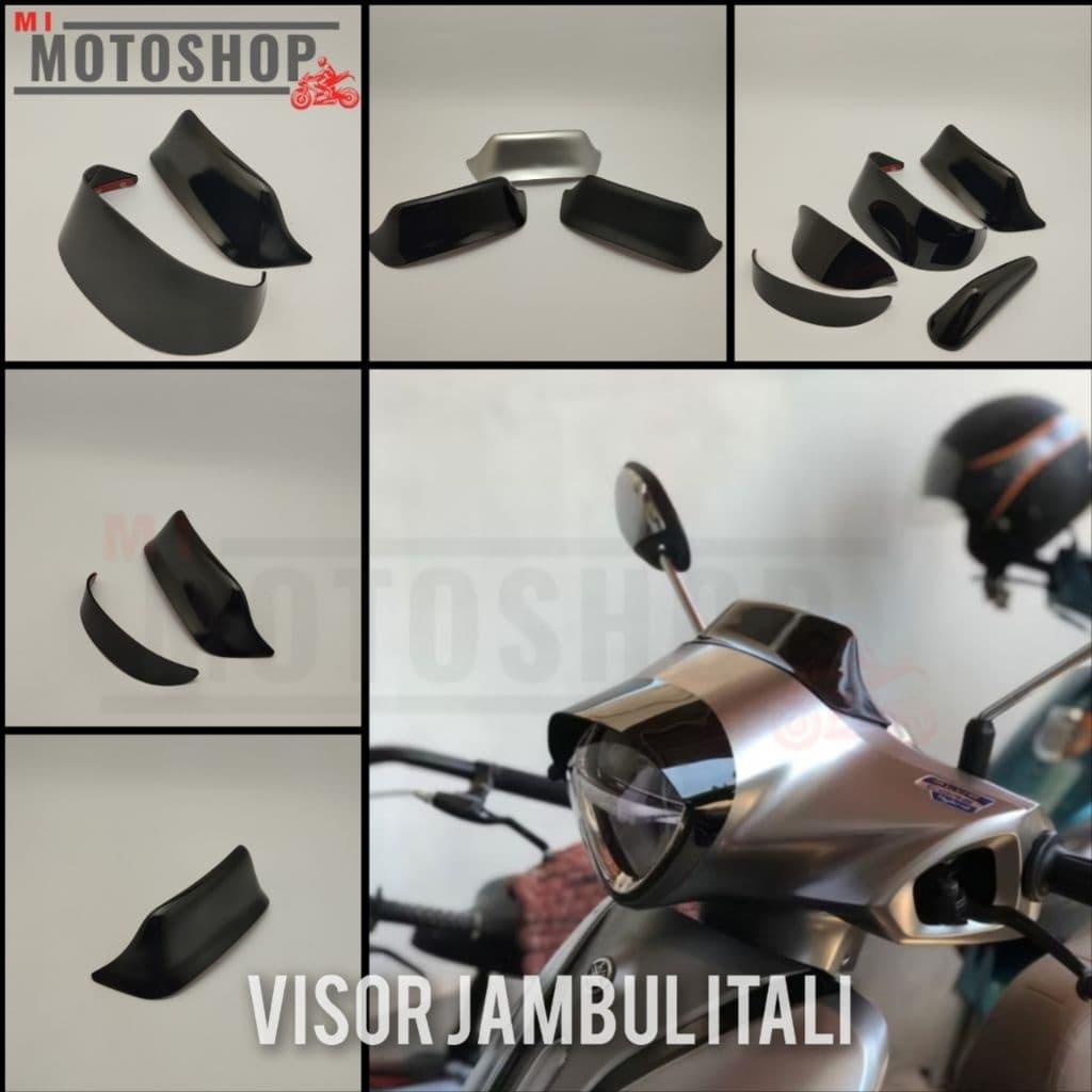 อิตาเลี่ยนรุ่น Crested Canopy Visor, yamaha grand filano speeder Accessories