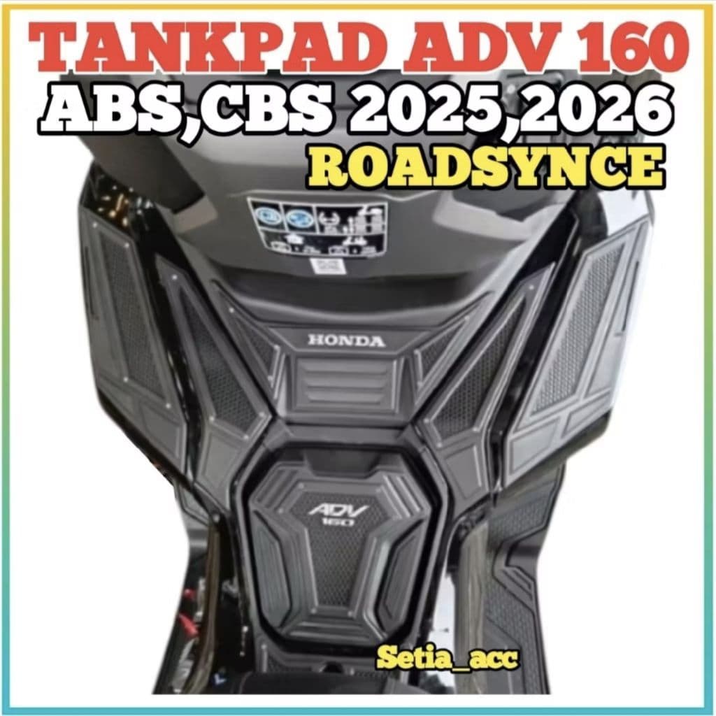 Tankpad New ADV 160 2025 2026 Roadsynce Abs Cbs ตัวป้องกันถังยาง Deck Pad Premium