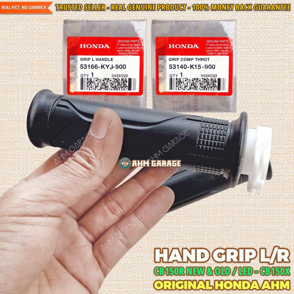 ปลอกแฮนด์ CB150R Streetfire K15 2012 - 2015 Handfat ขวาซ้าย CB 150R OLD Hanfat แก๊ส CB 150 R เก่ายางแก๊ส Grip CB 150R K15 Original Honda AHM 53140K15900 - 53166KYJ900