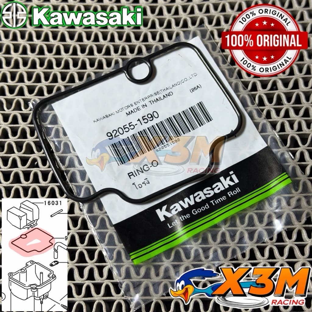 ซีลยาง Oring Bowl คาร์บูเรเตอร์ Ninja RR ใหม่เก่า Original Kawasaki 1590