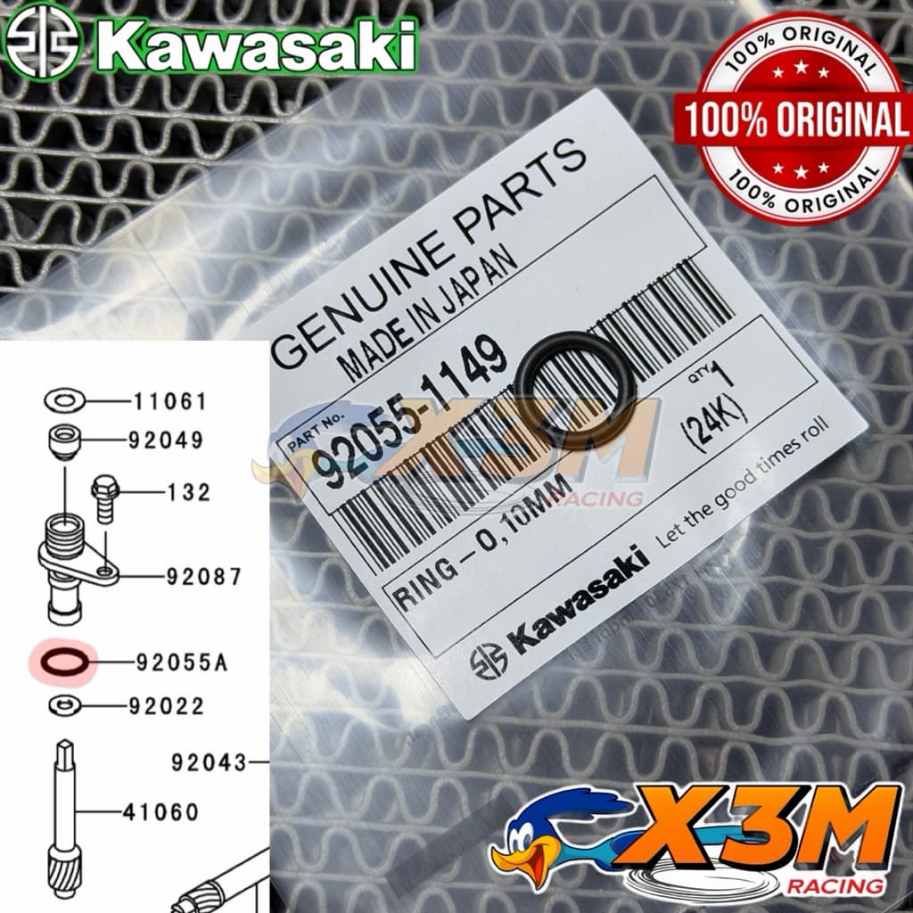 ซีลยาง Oring Gear RPM Ninja R SS RR New Old Original Kawasaki 1149