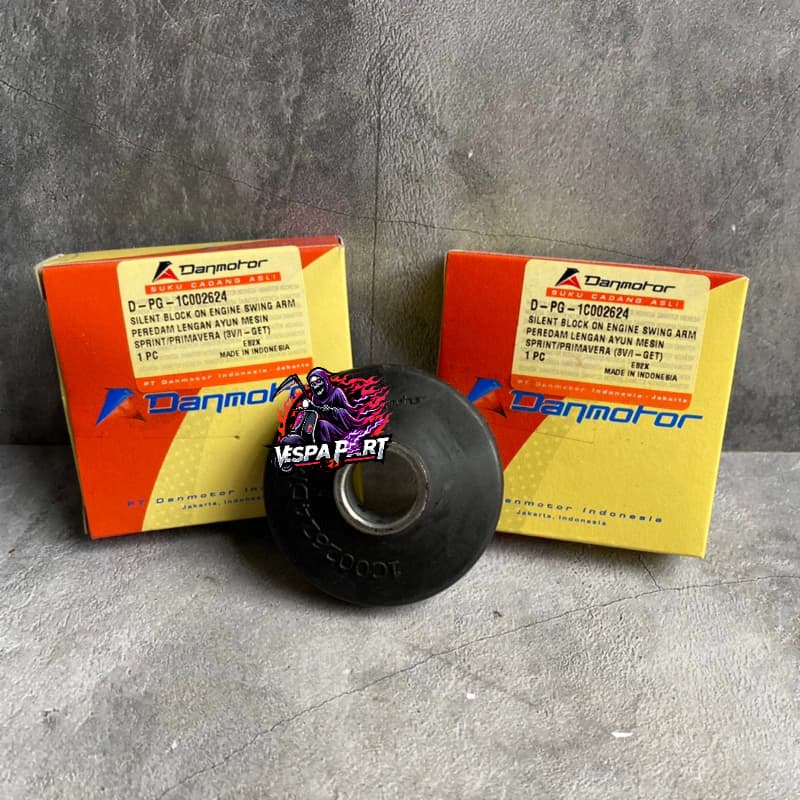 [1 ชุด] บัฟเฟอร์ยึดเครื่องยนต์ยาง Silent Block DANMOTOR Vespa Matic Sprint Primavera GTS GTV