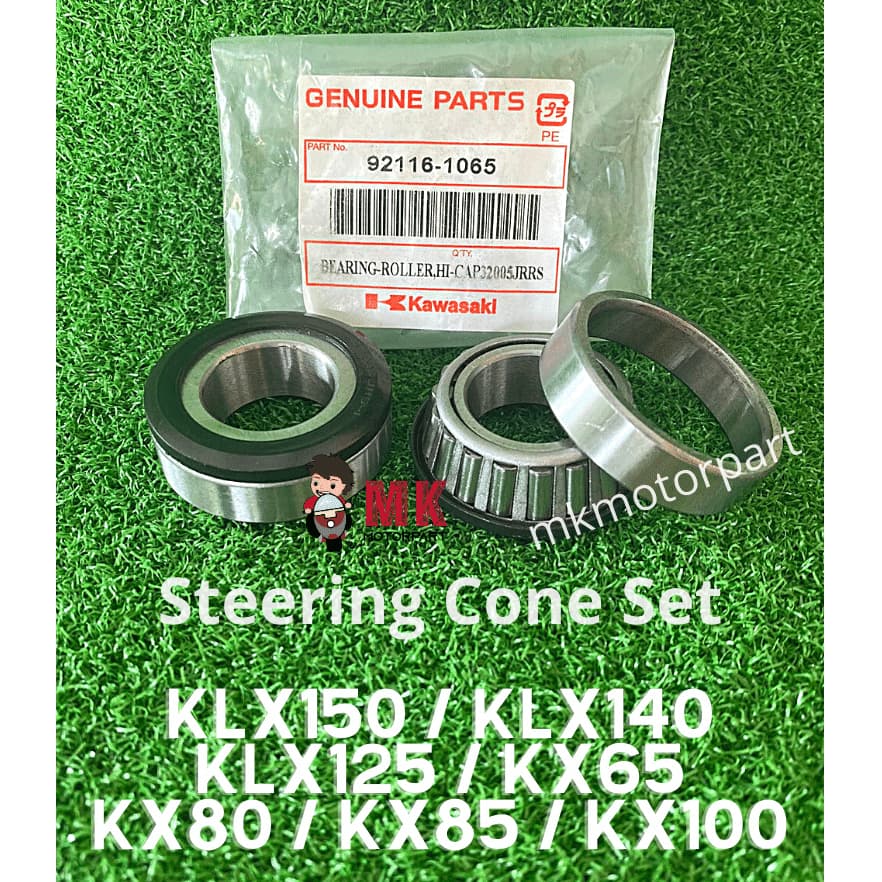 ชุด Kawasaki KLX150 STEERING CONE [ 92116-1065 ] Bearing Roller KLX140 KLX125 KX65 KX80 KX85 KX100 KLX D Tracker KX