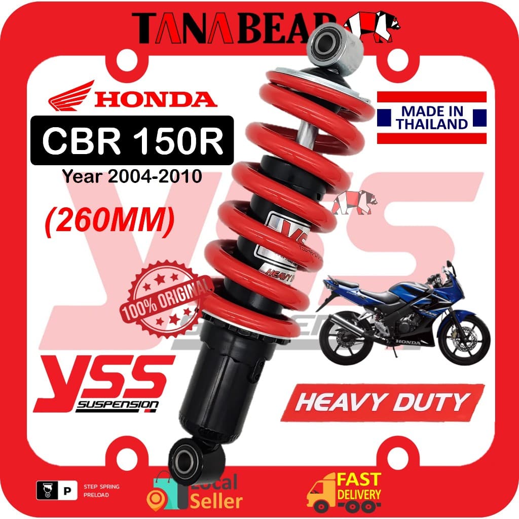 YSS CBR150R (260MM) HONDA HEAVY DUTY โช้คหน้าโมโนโช้ค CBR 150 R (รุ่น 2004-2018) TANAbear