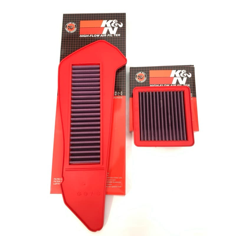 XMAX250 กรองอากาศ K&N ชุด X MAX 250 X-MAX250 AIR CLEANER K&N XMAX250 V1 V2 XMAX 300 CVT KOTAK ANGIN กล่องสีแดง/สีดํา