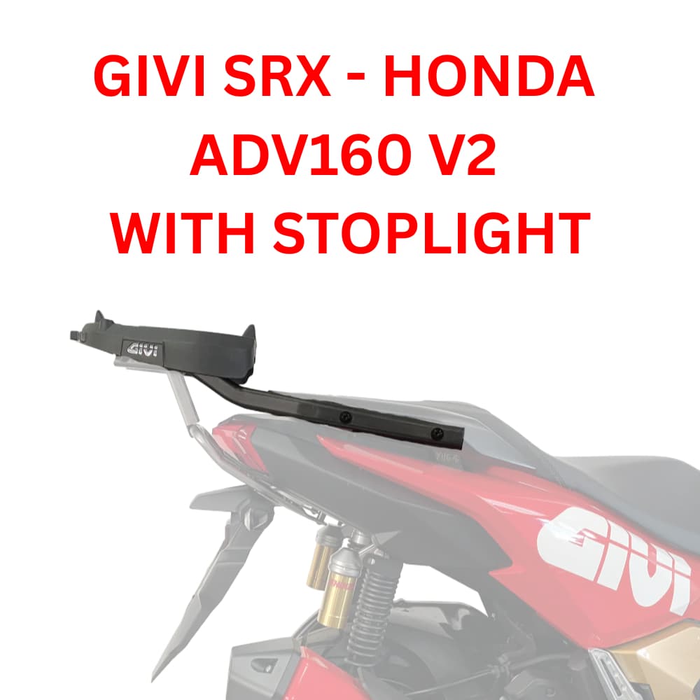GIVI SRX HONDA ADV160 V2 แร็คพิเศษ EXTREME พร้อม STOPLIGHT ADV160 V2
