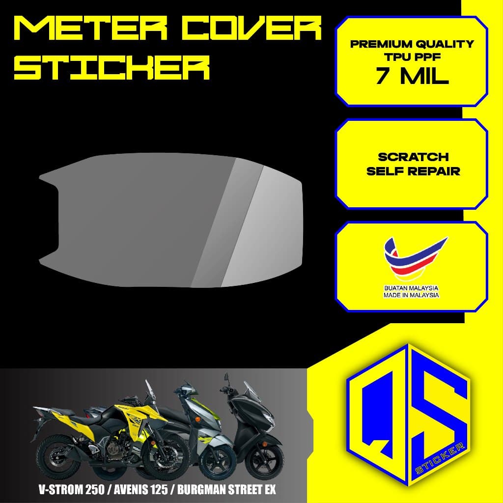 Suzuki Vstrom 250 Avenis 125 Burgman Meter Tinted ไฟหน้า Tinted Screen Protector PPF TBU 7mil