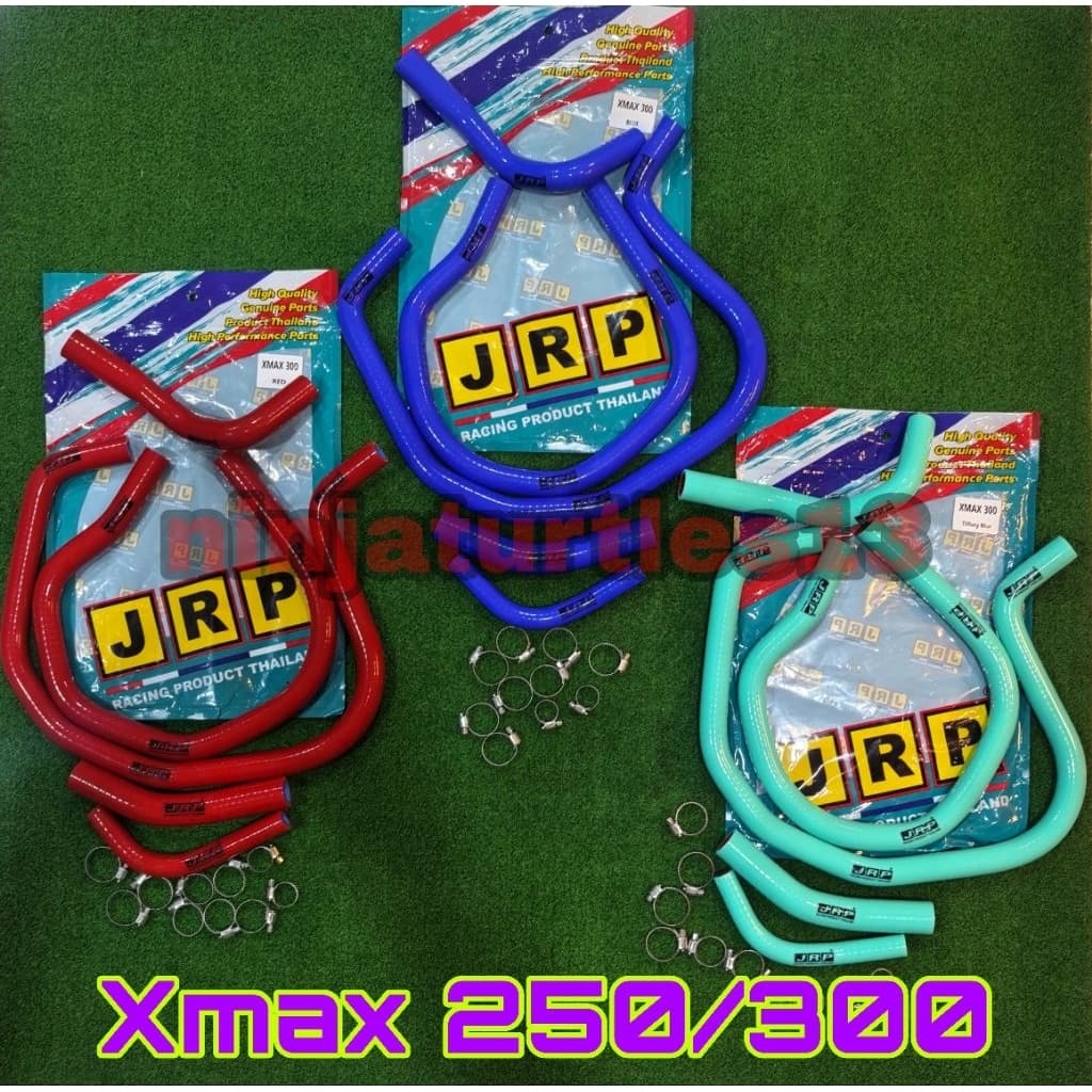 ท่อน้ําหล่อเย็น JRP 3ชั้น สําหรับ XMAX XMAX250 XMAX300 แถมกิ๊บรัดท่อ (ตรงรุ่น XMAX V1 V2 V3)