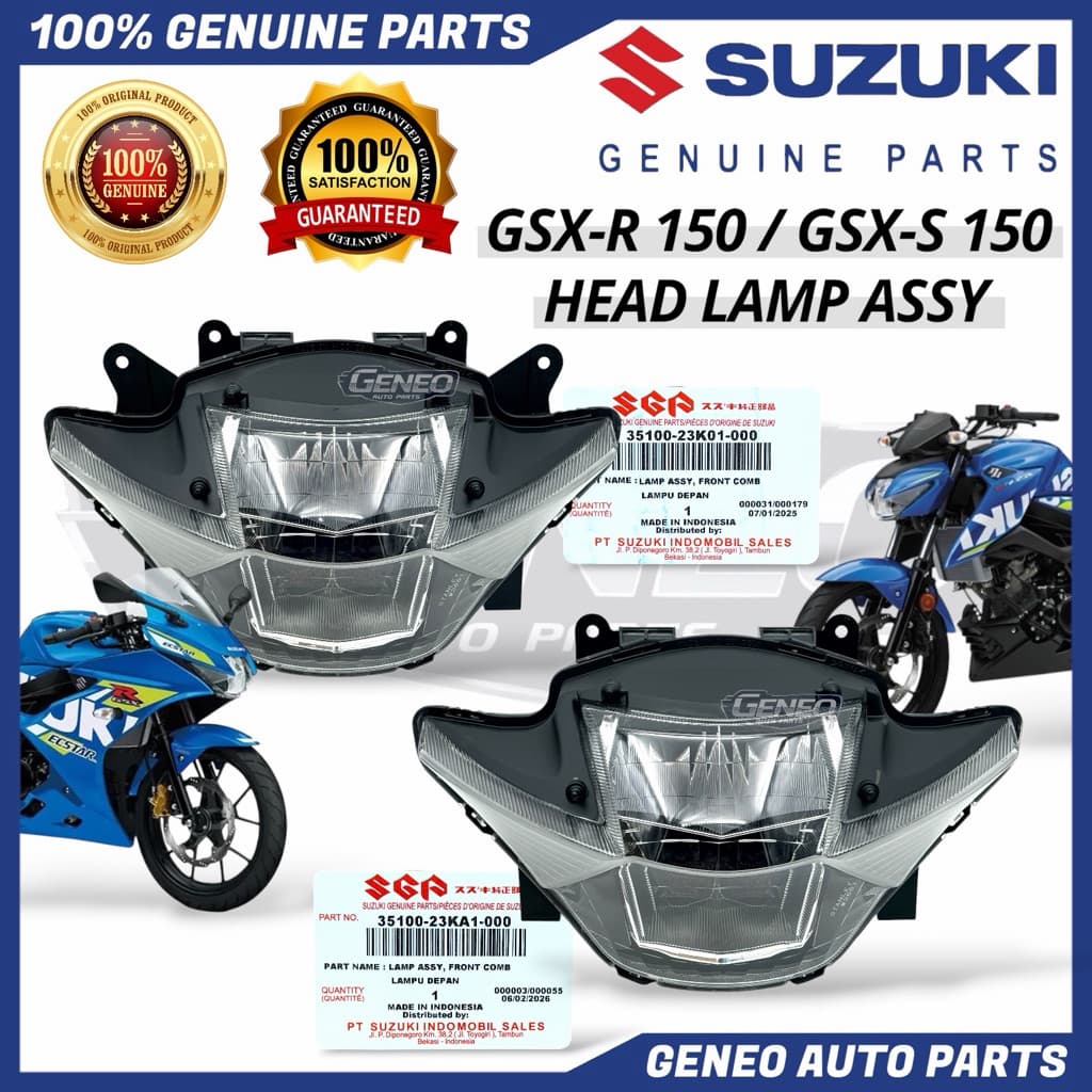 SUZUKI GSXR GSXS 150 GSX-R GSX-S ไฟหน้า ไฟหน้า ASSY ด้านหน้าโคมไฟ COMP SUZUKI PARTS