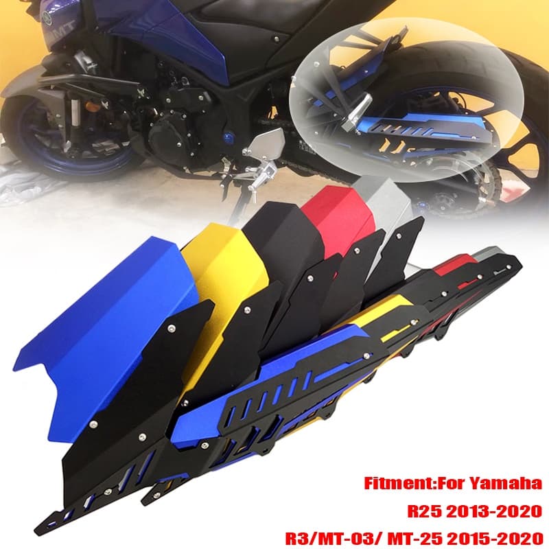 YZF-R25 R25 2013-2020 Motorcycle Aluminum Rear Fender Mudguard Accessories For YAMAHA YZF-R3 R3 MT-03 MT-25 MT 03 25 201