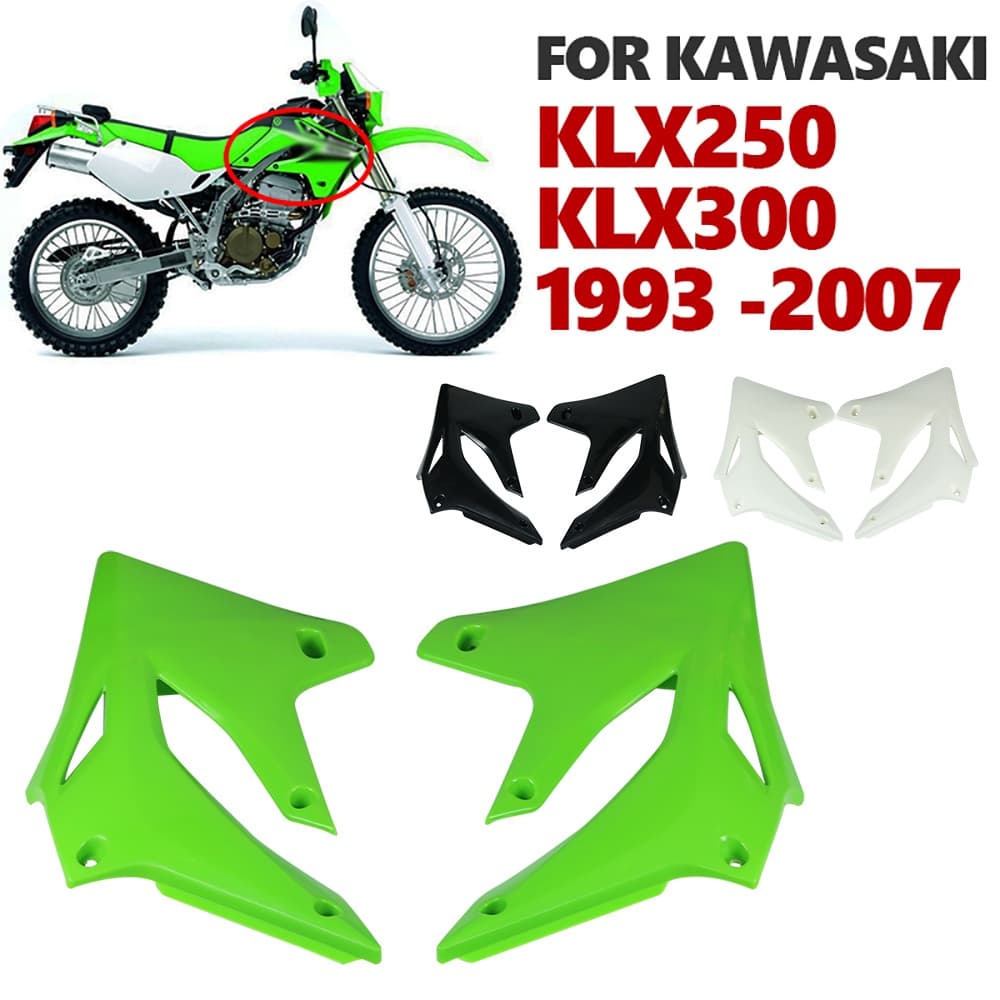For Kawasaki KLX250 KLX 250 300 KLX300 1993 - 2007 Motorcycle Front Side Cover Fuel Tank Body Plate Guard Fairing Access