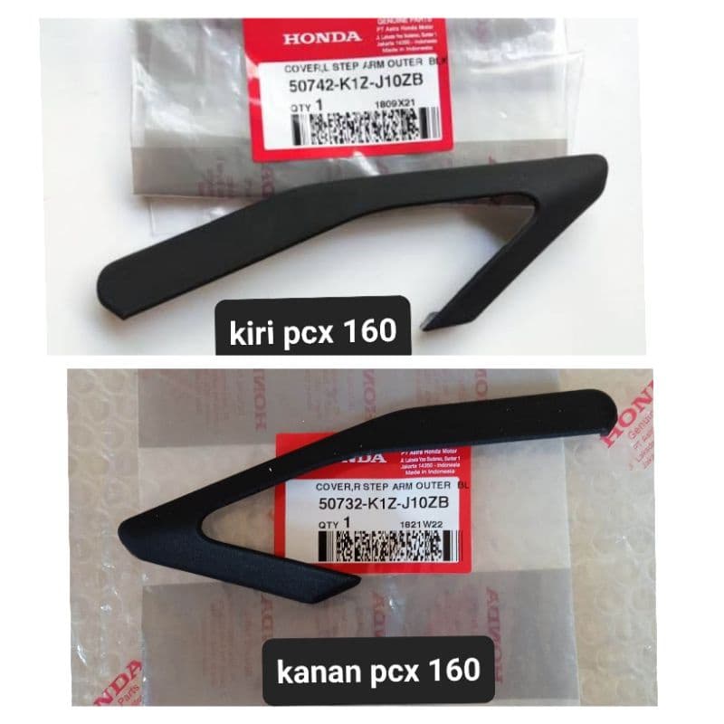 50732-K1Z-J10ZB ปลอกแขนด้านนอก ฝาครอบเท้า step pcx 160 new original honda