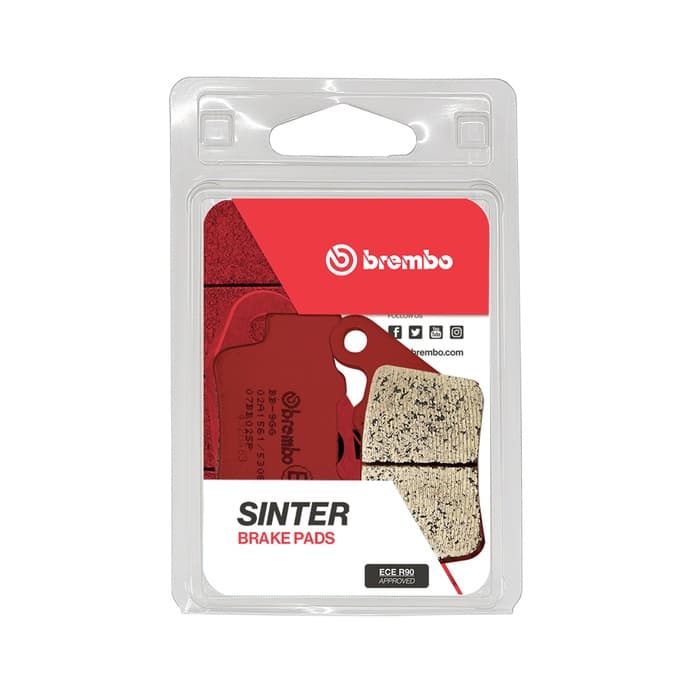 ผ้าเบรกหลัง BREMBO 07BB02 FOR DUCATI Monster 797 17 > 19 / Scrambler 803 15 > 20 / Scrambler 1100 18 > 20 /