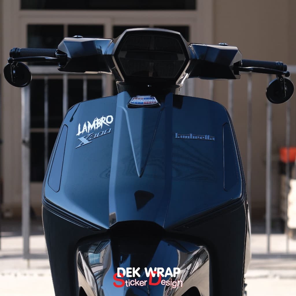 NEW!! ฟิล์มกันรอยไฟหน้า , ไฟเลี้ยว Lambretta X300 X200