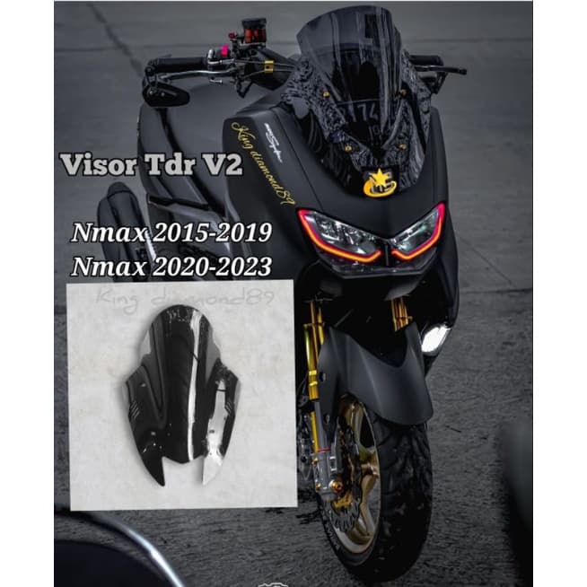 Visor Nmax กระจกบังลม รุ่น TDR Fin/Ocito Nmax New 2020-2023 / Nmax เก่า 2015-2019 ชิวหน้า Winsil Nmax