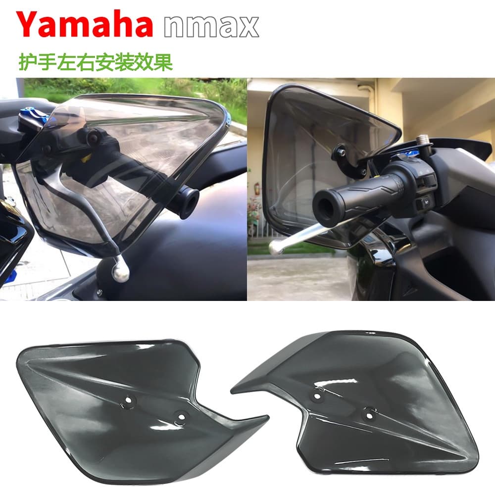 LCKXOALL Hand Guard Cover Handguard Wind Shield falling สําหรับ YAMAHA NMAX 150 155 Nmax150 Nmax155 NMAX 125/250/300 Nmax125 Nmax250 Nmax300 2015-2021 กระจก