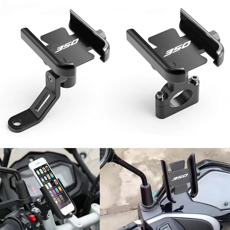 สําหรับHONDA FORZA 350 FORZA350 NSS350 NSS 350 2018-2022 อุปกรณ์เสริมรถจักรยานยนต์Handlebarผู้ถือโทรศัพท์มือถือขาตั้งGPS Bracket