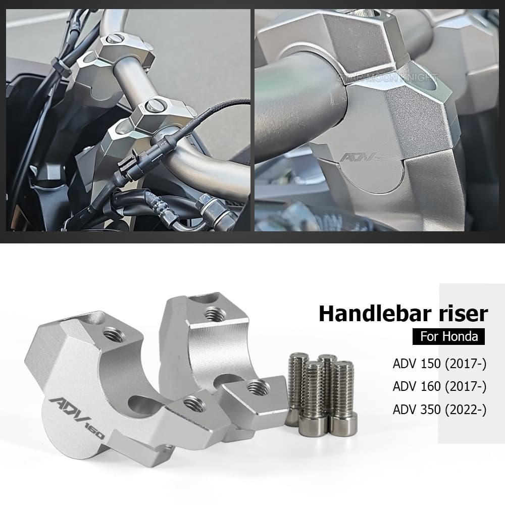 แคลมป์ยกแฮนด์บาร์ เพิ่มความสูง สําหรับ Honda ADV 150 160 350 ADV150 ADV160 ADV350 28 มม.