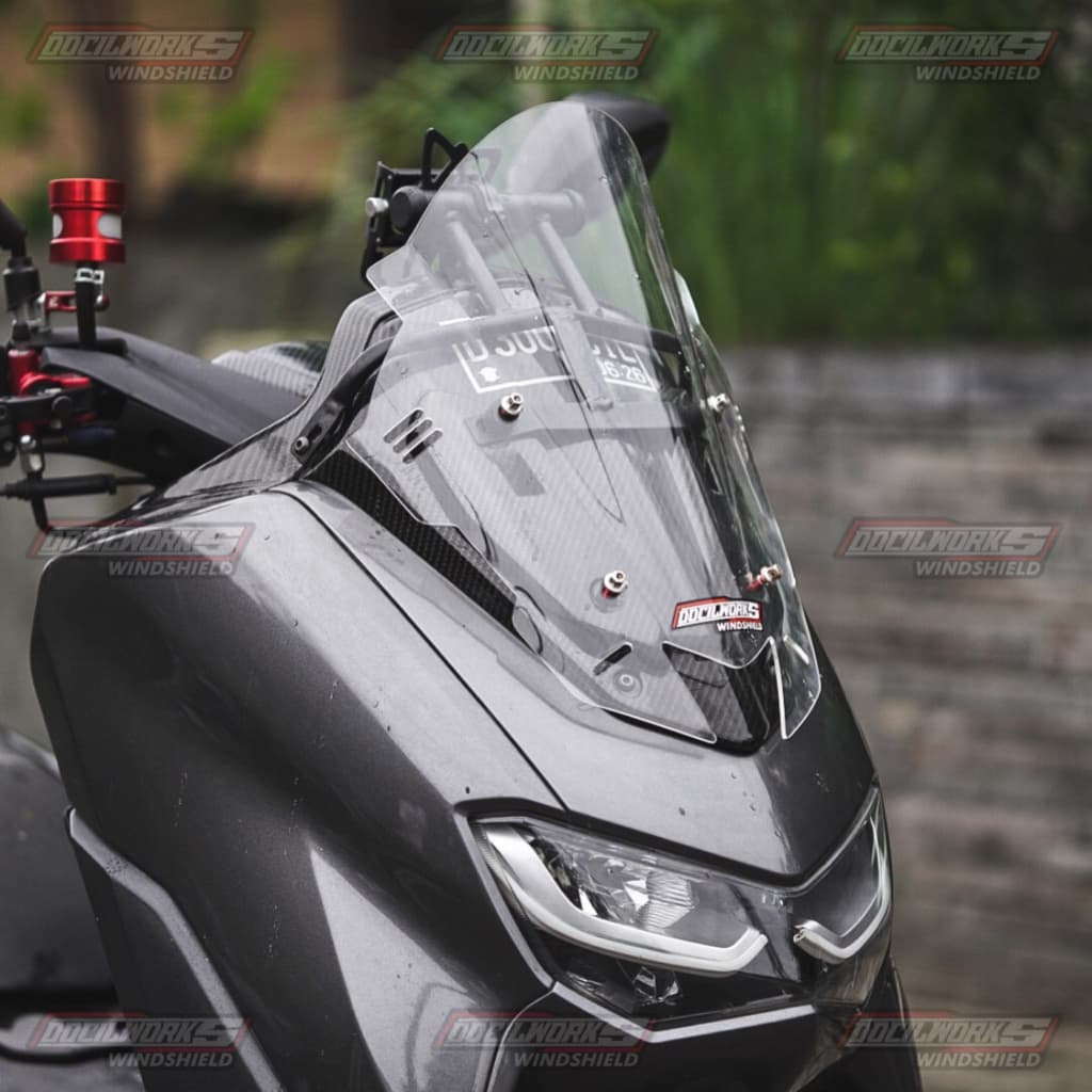 กระบังหน้า รุ่น TDR V6 nmax new nmax 2020 ชิวหน้ากระจก Nmax Old Fin รุ่น [king diamond]
