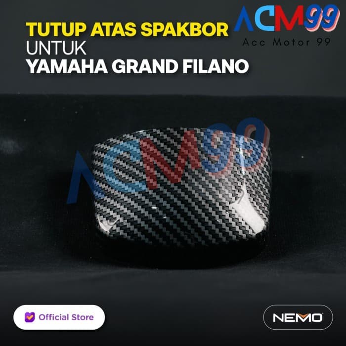 Yamaha Grand Filano Carbon Nemo Fender ฝาครอบด้านบน