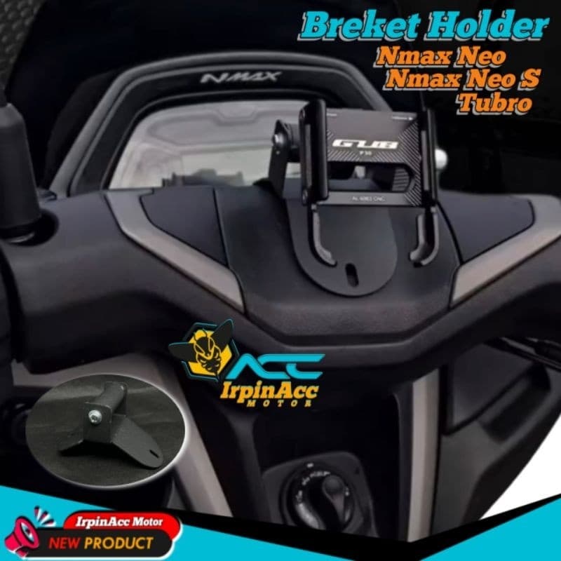 HP Yamaha NMAX Turbo Nmax Neo/Nmax Techmezx S 2024 ที่วางโทรศัพท์ GPS ระดับพรีเมียม
