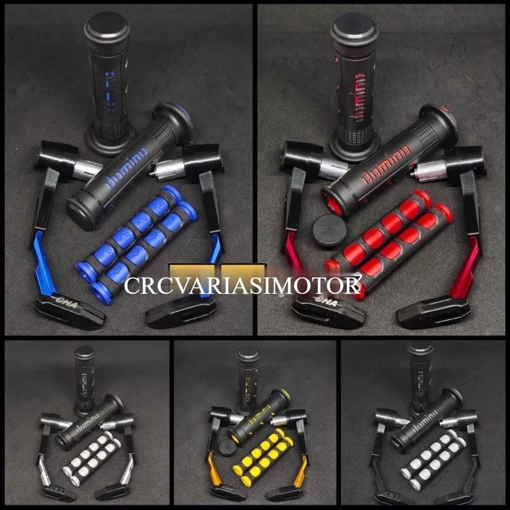 ACC STANG PACKAGE หุ่นยนต์โปรการ์ด+ปลอกมือ โดมิโนสเกล + ด้ามยาง 3in1 ใช้ได้กับ megapro ทุกรุ่น, beat, scoopy, mio, vario, nmax, cbr, tiger, pcx, vario, jupiter, nmax, nmax, นินจา, วิญญาณ สปาซี่ klx rxking เสือ kkar