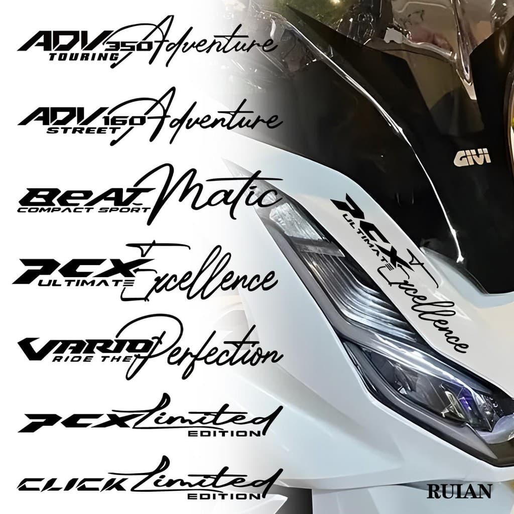 สําหรับ Honda ADV160 adv150 ADV350 BEAT PCX150 pcx160 CLCIK160 click150 VARIO150 vario160 รถมอเตอร์ไซด์การปรับเปลี่ยนสติกเกอร์ Honda motor อุปกรณ์เสริม decals