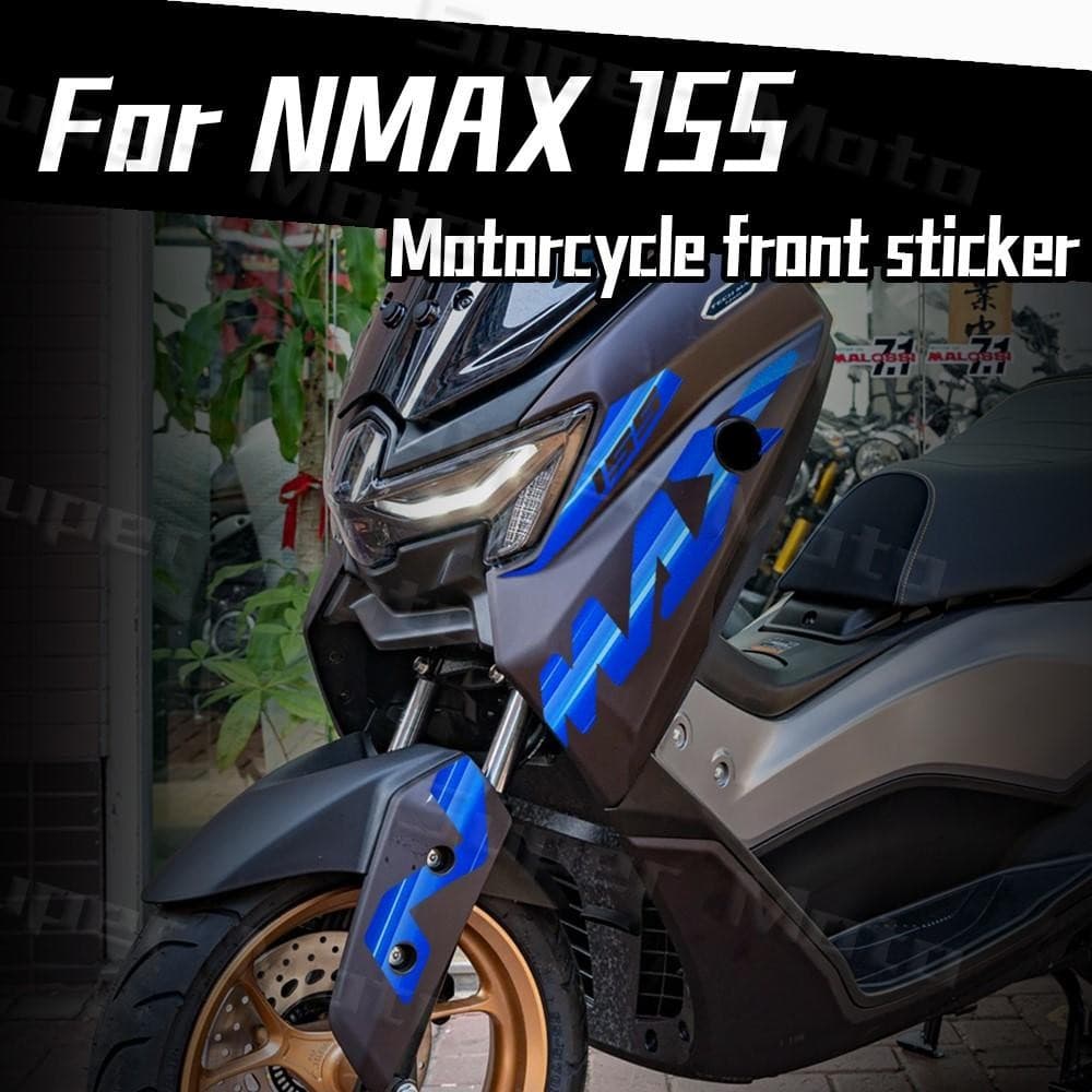 สําหรับ 2025 Yamaha NMAX 155 NMAX155 nmax155 รถจักรยานยนต์สะท้อนแสง NMAX โลโก้สติกเกอร์ตกแต่งสกู๊ตเตอร์ด้านหน้า Fairing Body ด้านข้าง PVC Decal