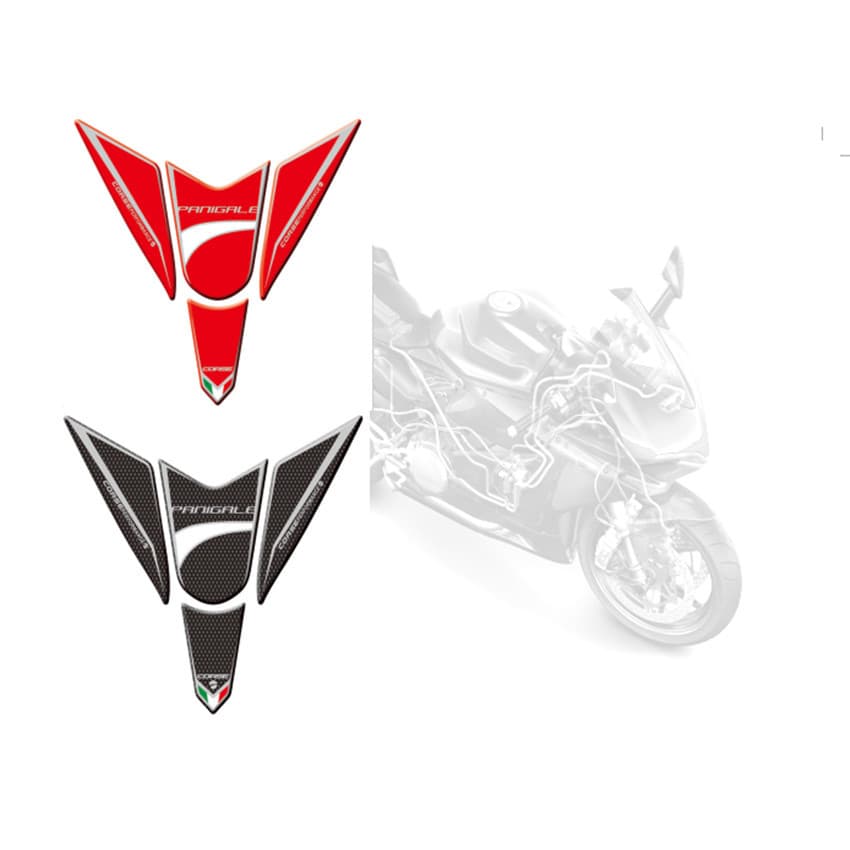 3D เจลรถจักรยานยนต์ Panigale 1299 การใช้ถัง Pad Protector Decal สติกเกอร์สําหรับ Ducati Panigale 1299 1299S 959 2015 2016