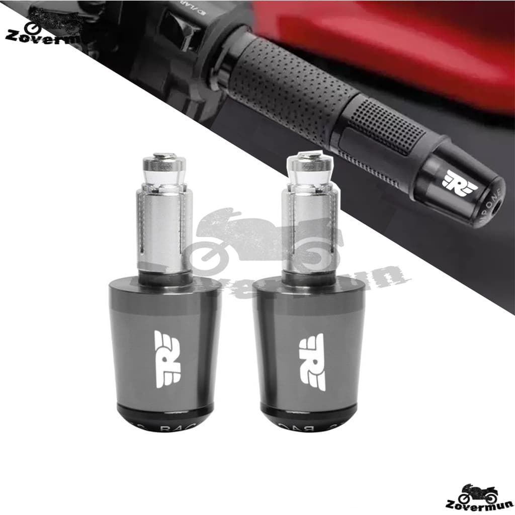 สำหรับ Royal Enfield Bullet/Meteor/Classic 350 500 Interceptor 650 Continental GT 535 Himalayan 411 400 อุปกรณ์เสริมมอเตอร์ไซค์ 7/8'' 22mm ปลั๊กปลายแฮนด์โลหะ CNC แม่นยำ