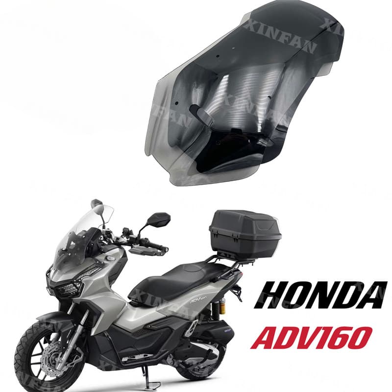 อุปกรณ์เสริมรถจักรยานยนต์กระจกกระจกชุด Deflector Shroud Shield Guard Fairing สําหรับ Honda adv160 adv-160 adv 160 2022 2023 Honda adv 160 adv160 22-23