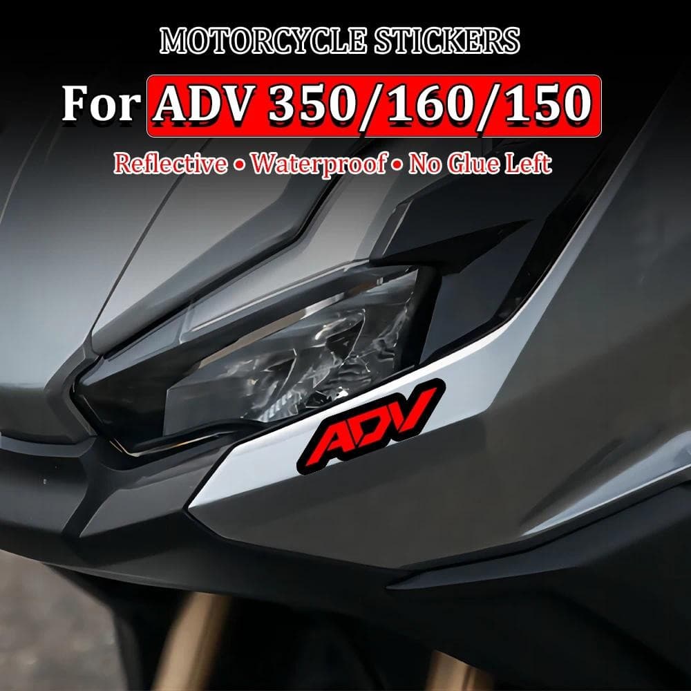 สติกเกอร์รถจักรยานยนต์สะท้อนแสงDecalกันน้ําADV 160 Accesories 2023 สําหรับHonda ADV350 ADV160 ADV150 150 350 Sticekr 2022 2024