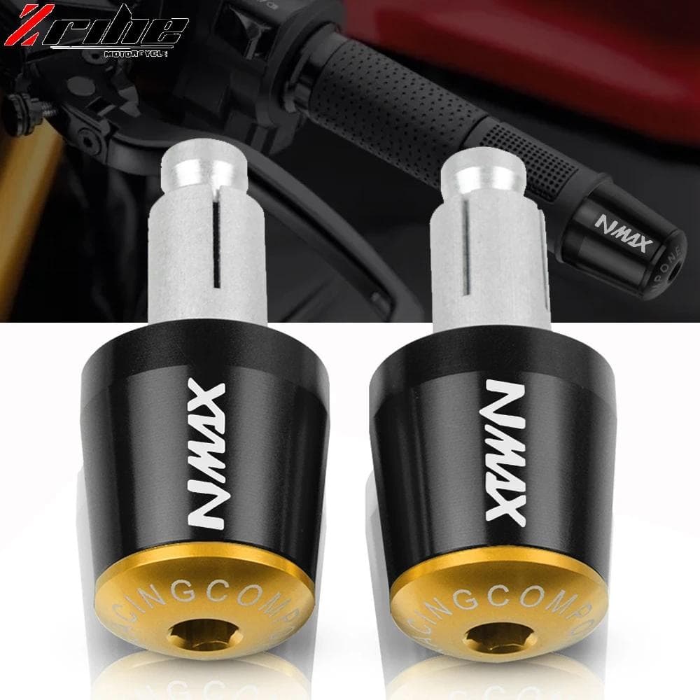 ฝาครอบแฮนด์บาร์ 7/8 นิ้ว 22 มม. อุปกรณ์เสริม สําหรับรถจักรยานยนต์ YAMAHA NMAX155 NMAX 155 N-MAX 125 NMAX CNC ตุ้มปลายแฮนด์