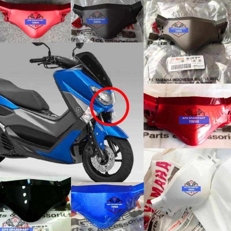 เดิมแผงคางด้านหน้าด้านล่างโคมไฟ nmax n max n-max เก่า lama ฝาครอบ 2015-2019 2DP FSX