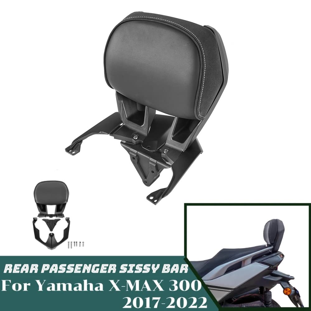 X-MAX300 XMAX300 ด้านหลังพนักพิงเบาะสําหรับ Yamaha X-MAX XMAX 300 2017-2022 2021 2020 2019 2018 รถจักรยานยนต์ผู้โดยสารกลับ Rest Lazy อุปกรณ์เสริม
