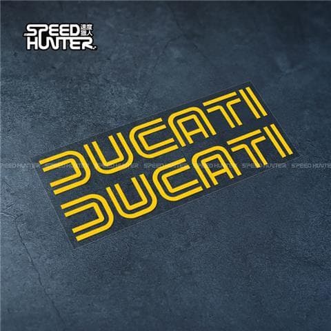 Ducati letter stickers Diavel1260 StreetFighter 848 1098 Scrambler800 supersport950 Hypermotard950 Multistrada SCRAMBLER Monster696 Panigale motorcycle fuel tank decoration reflective stickers