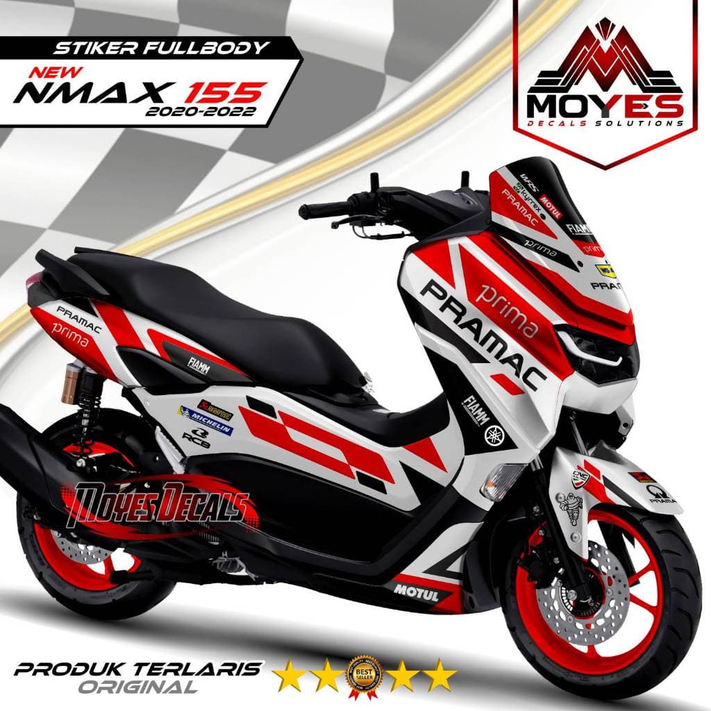 ใหม่ล่าสุดรูปลอก New Nmax 155 เชื่อมต่อ 2020 Fullbody Decal Sticker Nmax New 2021 Sticker Nmax New 2022 2023