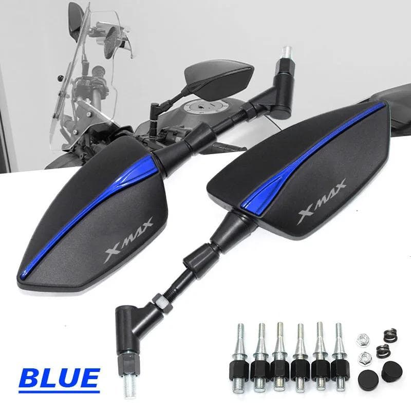 กระจก XMAX300 กระจกมองหลัง FOR YAMAHA XMAX400 XMAX X-MAX 125 250 300 400 2020 อะไหล่มอเตอร์ไซค์ กระจกปลายแฮนด์
