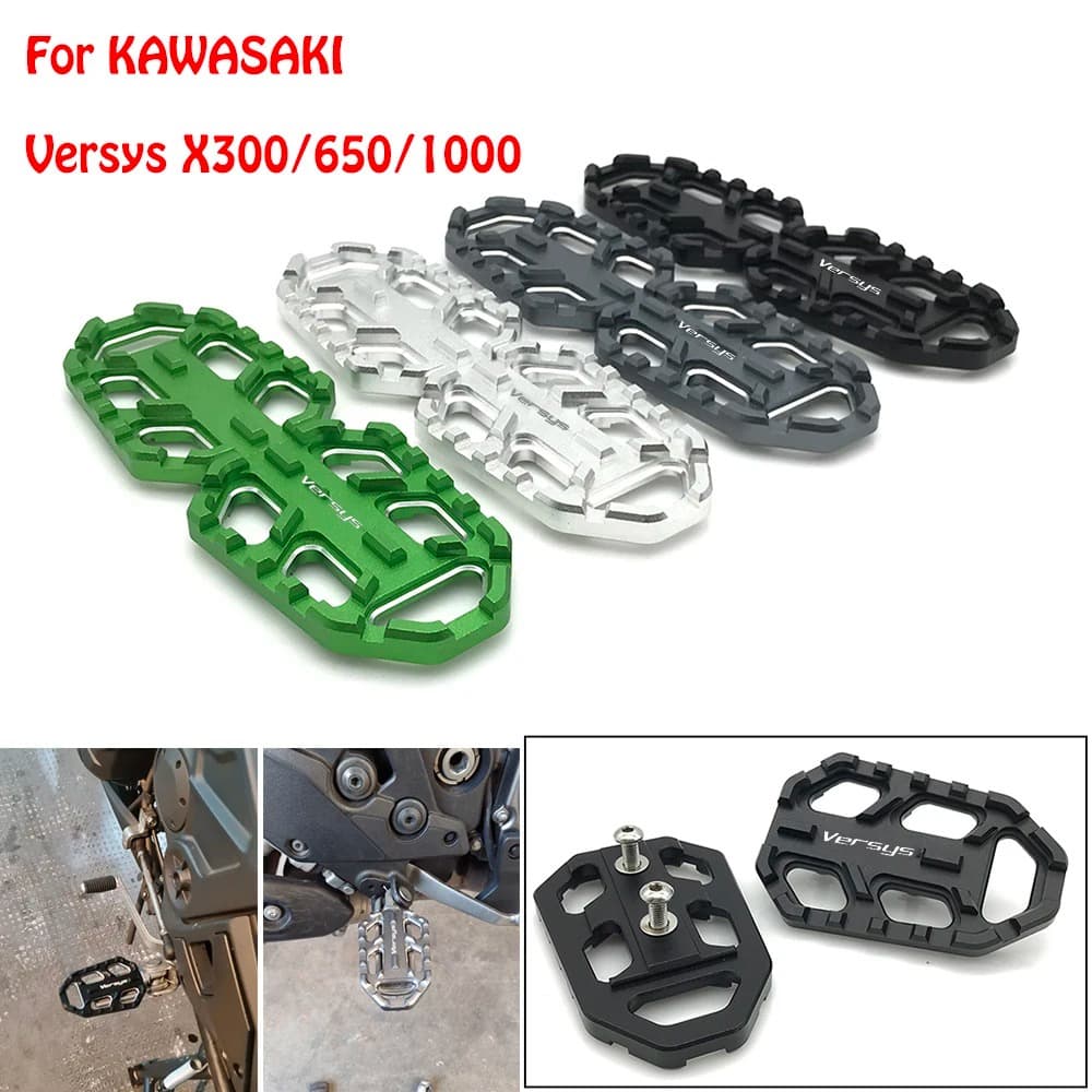 ที่พักเท้ารถจักรยานยนต์ สําหรับ Kawasaki VERSYS650 VERSYS1000 VERSYS X300 650 1000 2015-2019