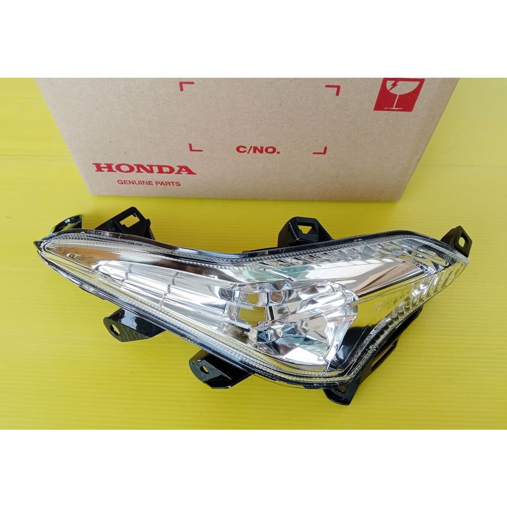 33410-KYZ-T01ไฟเลี้ยวหน้าด้านขวาแท้HONDA Wave125i ปี2012-2018 รุ่นไฟหน้าธรรมดา อะไหล่แท้ศูนย์HONDA()1ชุด