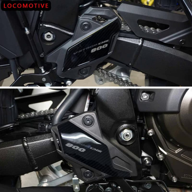 LS V Strom 800DE Accessories 3D Epoxy Resin Sticker Door Sill Protection For Suzuki VStrom 800DE V-Strom 800 DE 2023-