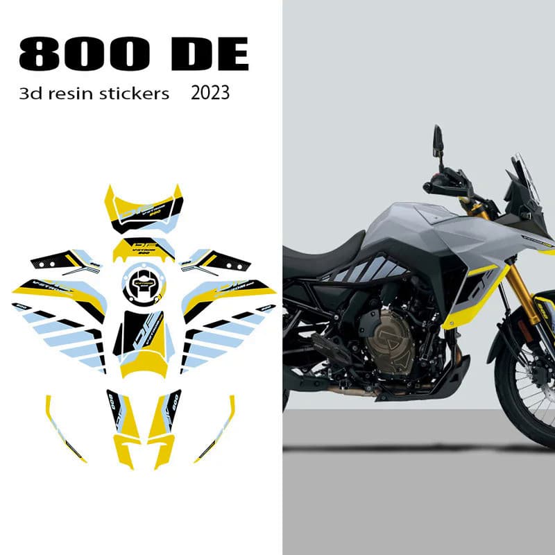 LS 2023 V-STROM 800DE Motorcycle Accessories 3D Epoxy Protection Sticker Decal For Suzuki V-STROM 800DE Vstrom 800 DE 20