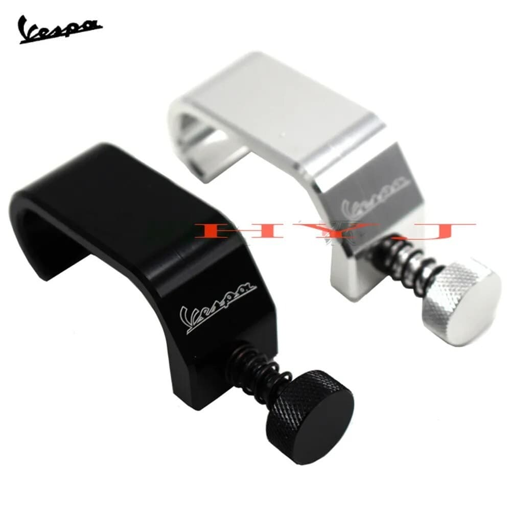 สําหรับ Vespa All Vespa รุ่น GTS LX LXV Sprint Primavera 50 125 250 300 GTS กระเป๋ากรอบ Hook Crotchet Grips ปรับฟรี Vespa