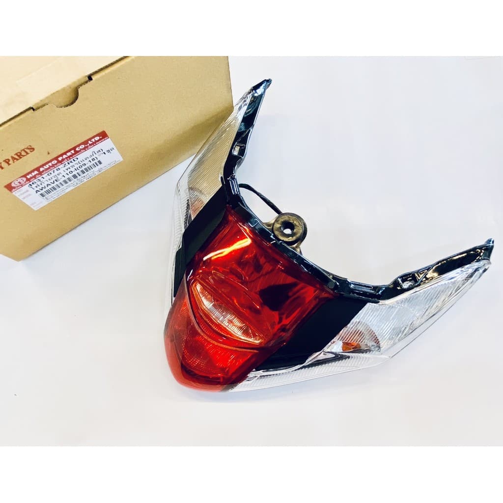 ชุดไฟท้าย ไฟหลัง รถจักรยานยนต์ Honda Wave110i รุ่นปี 2009-2018 ไฟท้า เวฟ110-I WAVE 110i HMA (4631-078-ZRD)