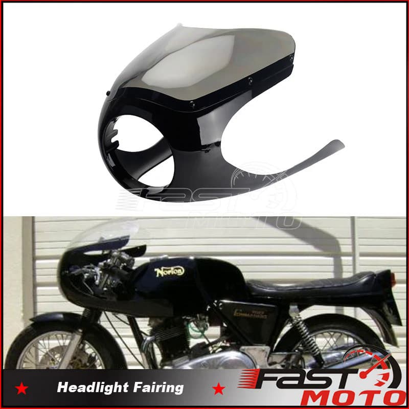 Mf Half Fairing Style For Ducati Moto Guzzi BMW Scrambler Norton Max Commando 961 Royal Enfield Continental GT 65 Headli