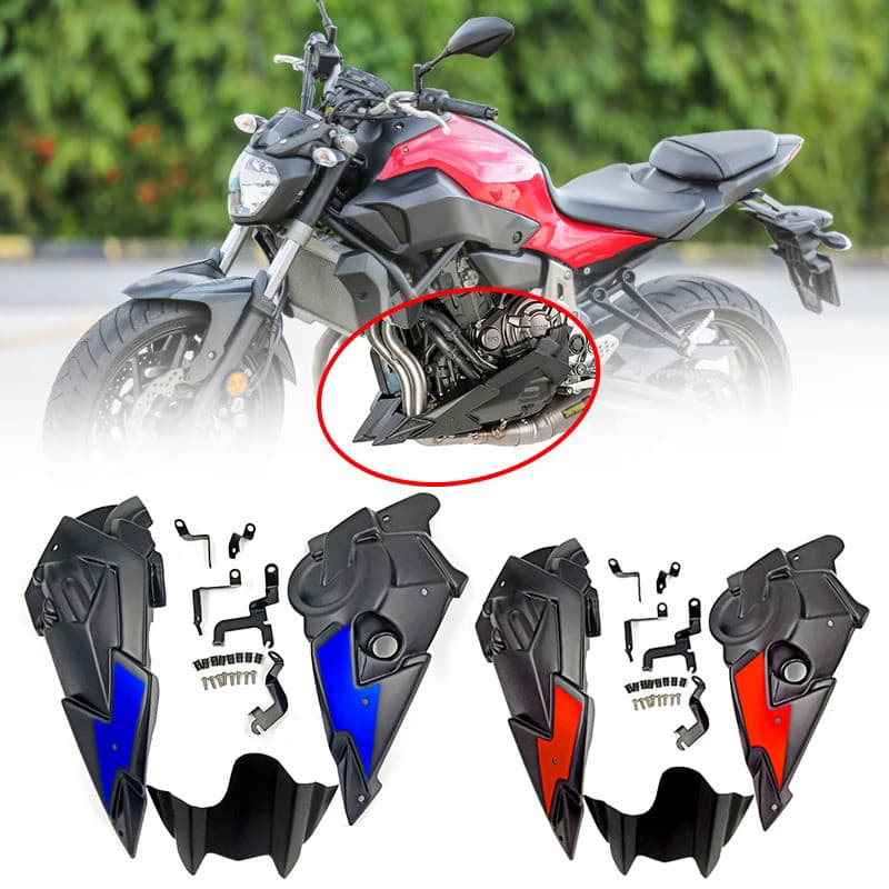 GM For Yamaha MT-07 FZ-07 2014-2020 MT 07 FZ 07 Motorcycle Engine Spoiler Belly Pan Lower Fairing Body Kit MT07 FZ07 Acc