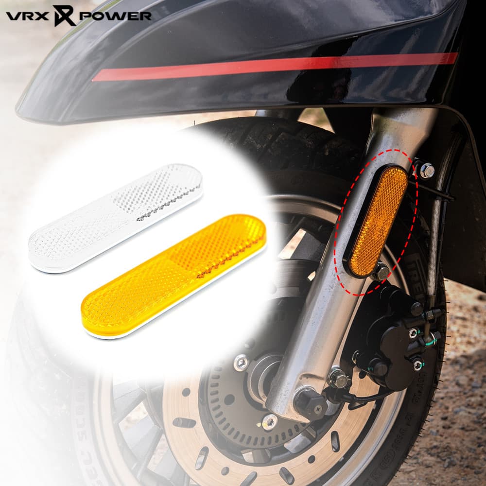 บังโคลนสะท้อนแสง ด้านหน้า และด้านหลัง แบบสากล สําหรับรถจักรยานยนต์ Lambretta v200 v125