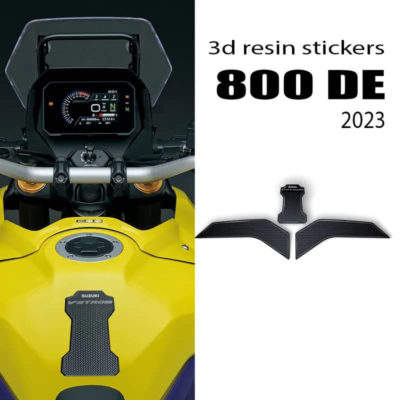 LS For SUZUKI V-STROM 800DE 2023 Motorcycle Accessories Tank Pad Protector 3D Epoxy Resin Sticker Kit v-strom 800de